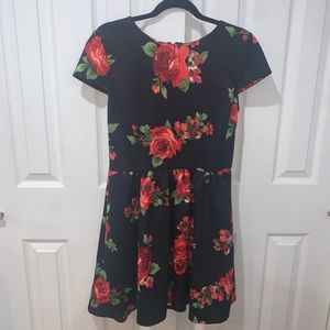 Black Floral Dress